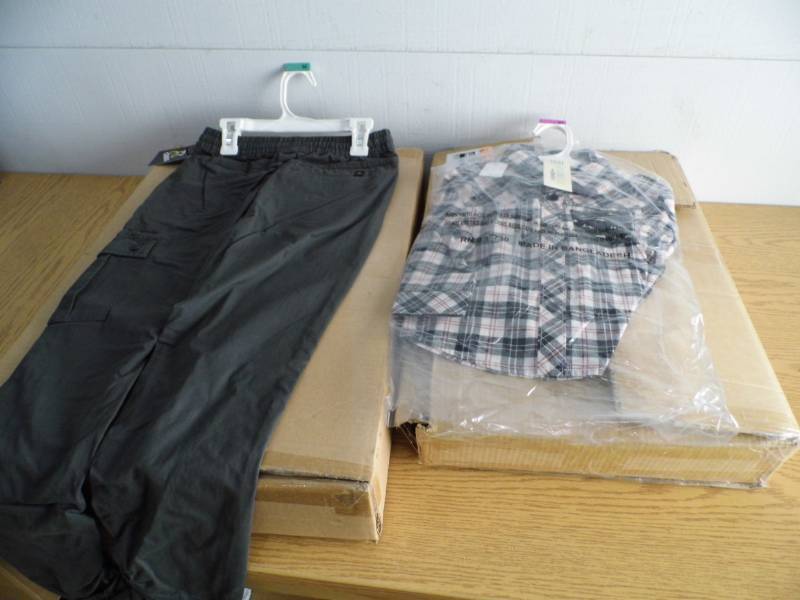 Case of Pants  Shirts