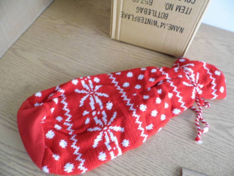 Case of 72 Christmas Bottle Bags