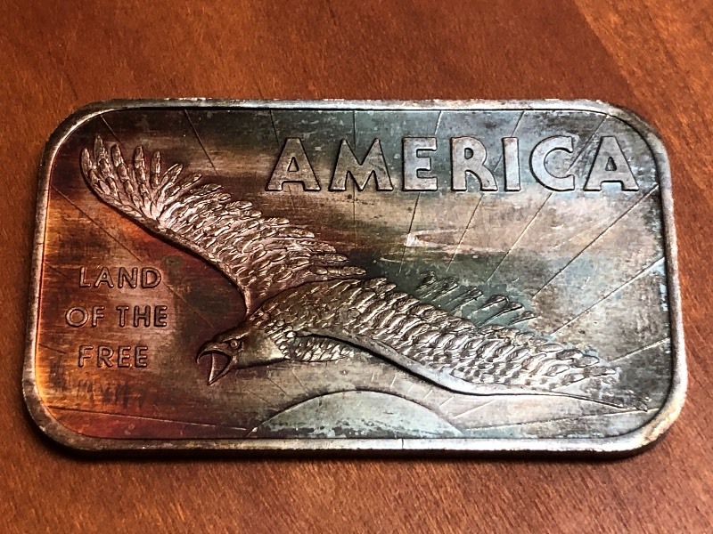1-Ounce Silver Bar, America Land O...
