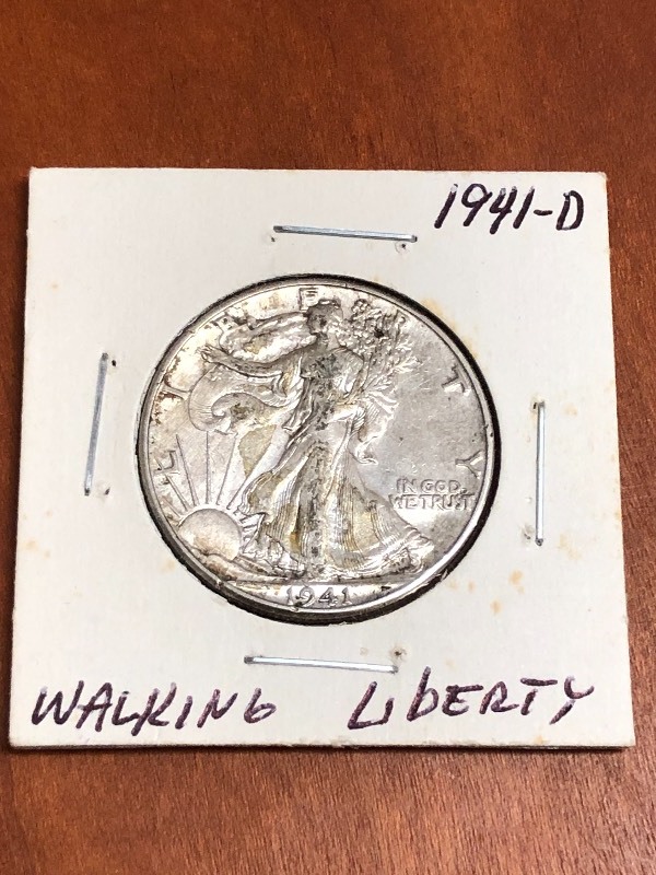 1941-D Walking Liberty Half Dollar...