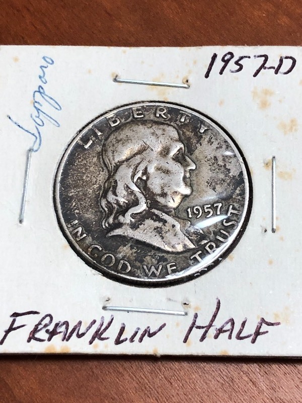 1957-D Franklin Half Dollar...