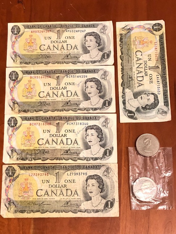 Lot Of (5) 1973 -Series Canadian D...