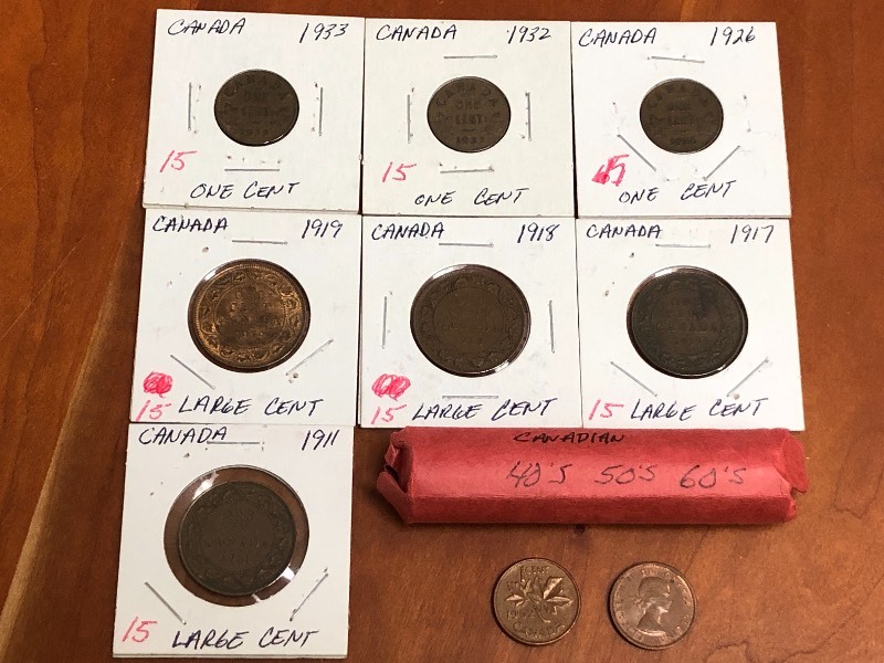 Lot Of Canadian Large And Small Cen...