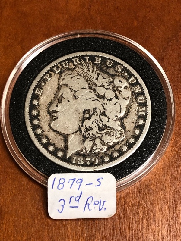 3rd Reverse Morgan Dollar --- 1879-...