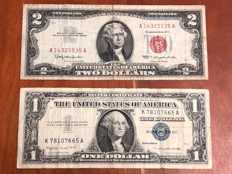 Lot Of (1) 1963 Red Seal Two-Dolla...