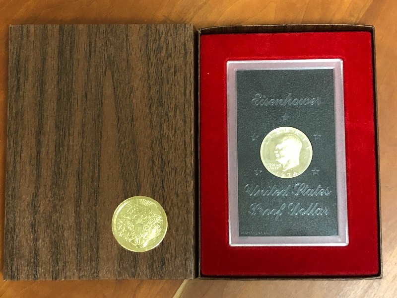 (1) Silver 1974-S Proof Ike Dollar ...