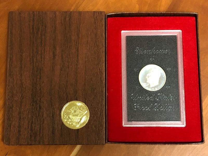 (1) Silver 1972-S Proof Ike Dollar ...