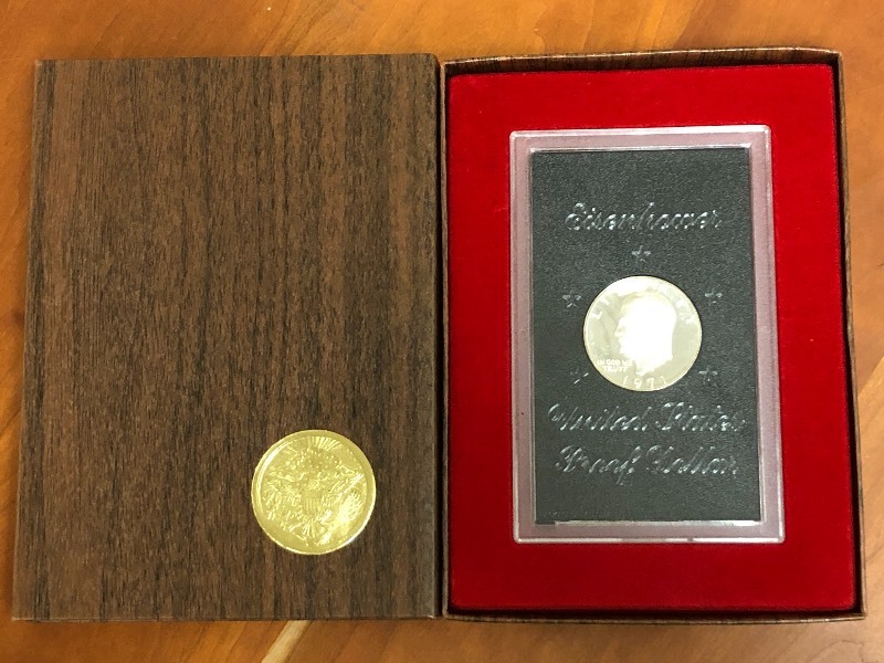 (1) Silver 1971-S Proof Ike Dollar ...