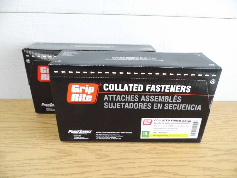 2 Boxes Grip Rite Collated Fasteners