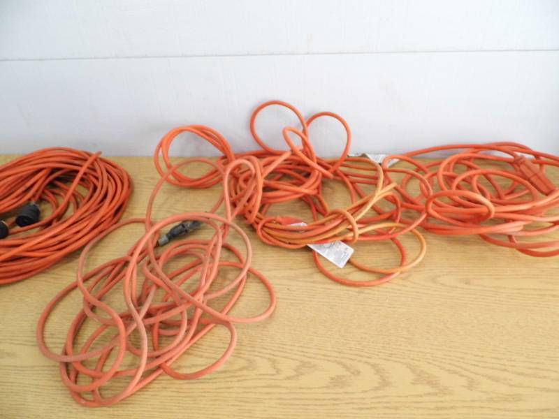 Lot of 4 Extension Cords