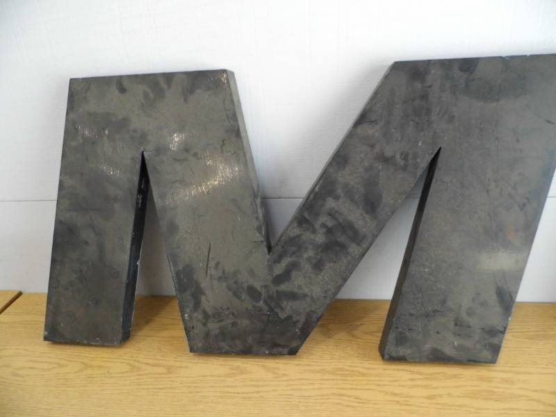 Plastic Letter - M