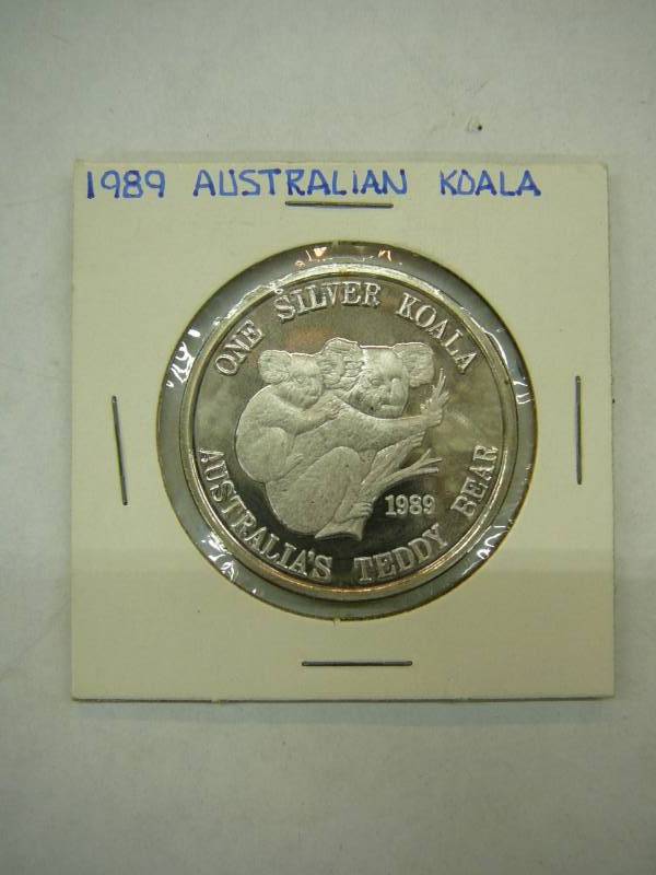 lot 21 image: 1989 Australian Koala Silver Coin