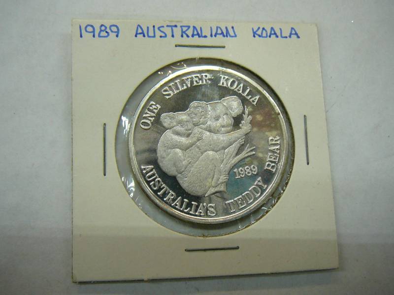 lot 22 image: 1989 Australian Koala Silver Coin