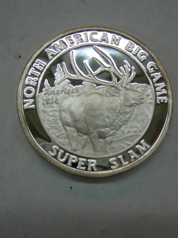 lot 42 image: American Elk North American Hunting Club Coin