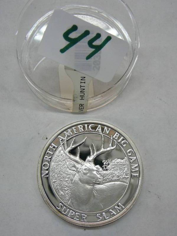 lot 44 image: White Tail Deer North American Hunting Club Coin