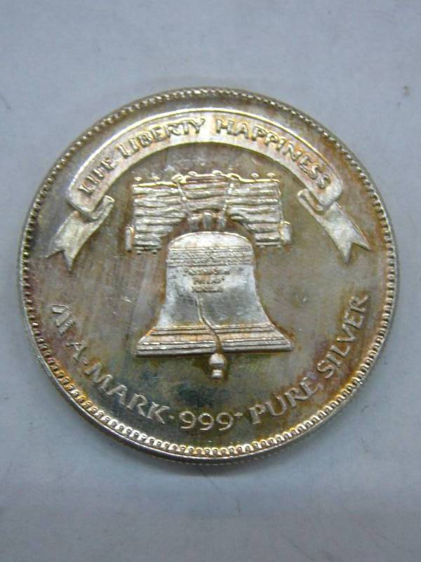 lot 64 image: 1983 Liberty Silver Coin One Troy Ounce .999 Fine Silver