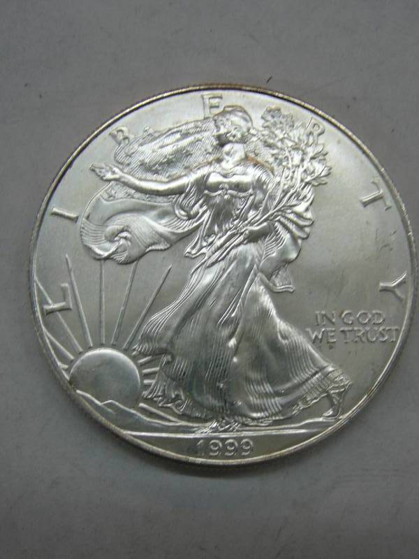 lot 74 image: 1999 Liberty Coin 1oz Fine Silver $1