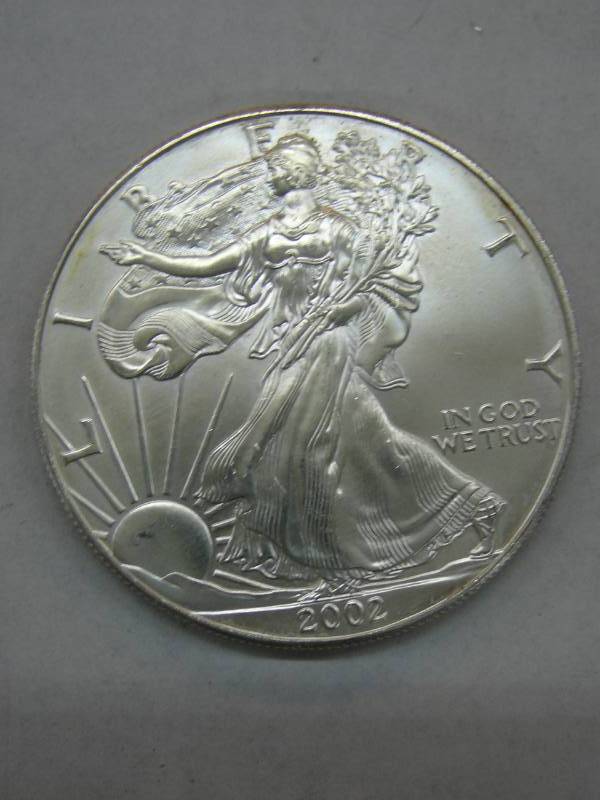 lot 77 image: 2002 Liberty Coin 1oz Fine Silver $1