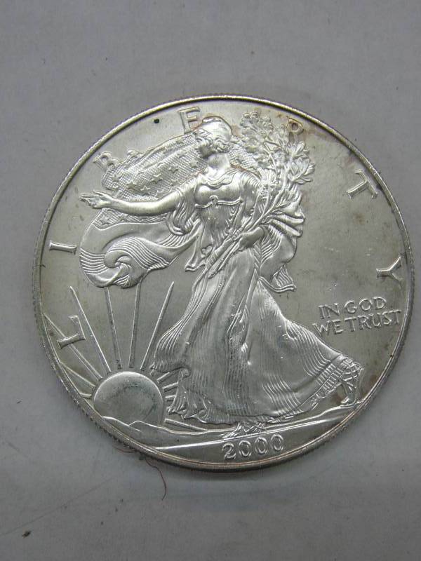 lot 78 image: 2000 Liberty Coin 1oz Fine Silver $1
