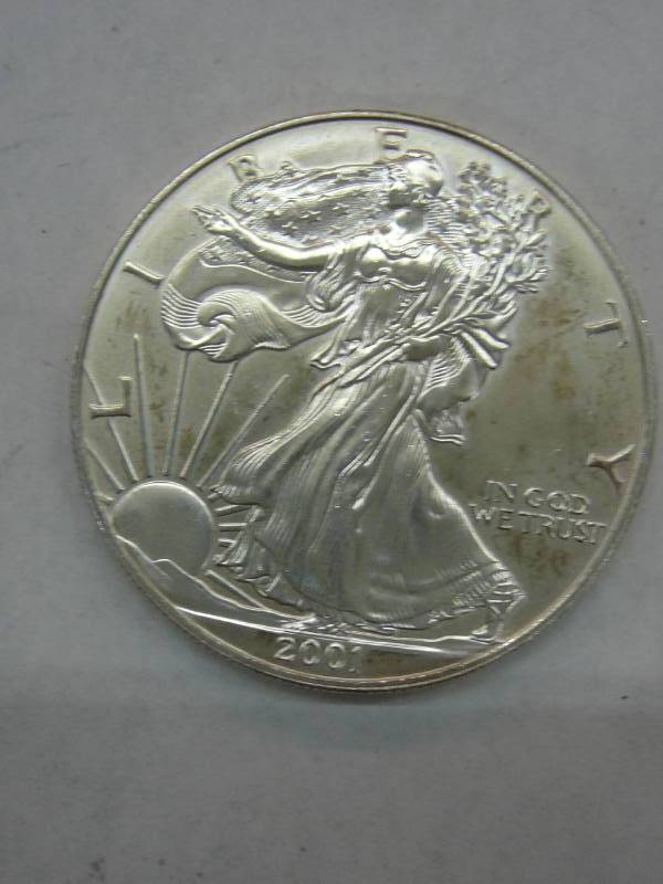 lot 79 image: 2001 Liberty Coin 1oz Fine Silver $1