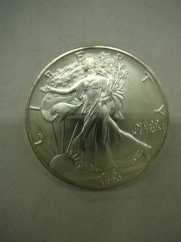 lot 82 image: 1990 Liberty Coin 1oz Fine Silver $1