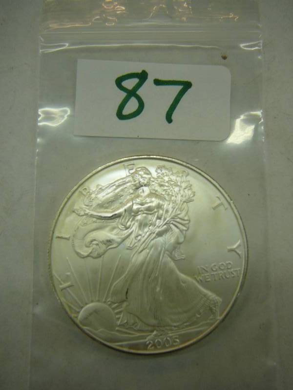 lot 87 image: 1998 Liberty Coin 1oz Fine Silver $1