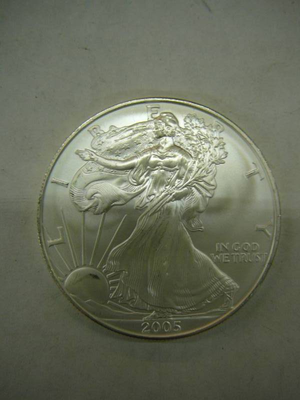lot 89 image: 2005 Liberty Coin 1oz Fine Silver $1