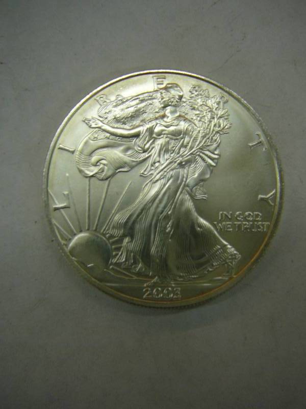 lot 92 image: 2003 Liberty Coin 1oz Fine Silver $1
