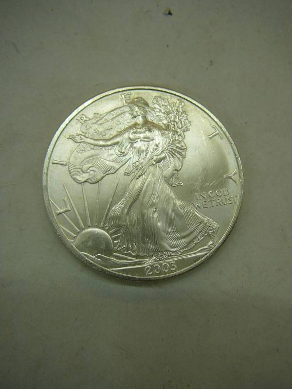 lot 93 image: 2003 Liberty Coin 1oz Fine Silver $1