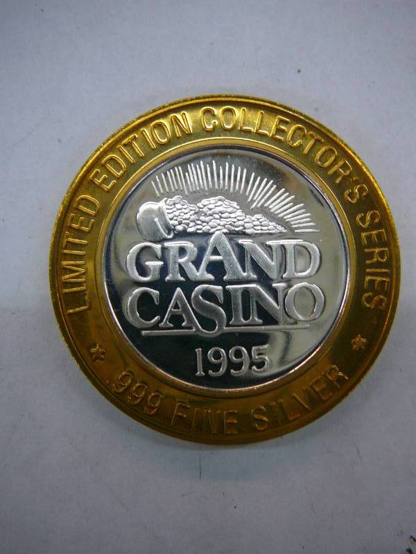 lot 119 image: 1995 Grand Casino Limited Edition .999 Fine Silver