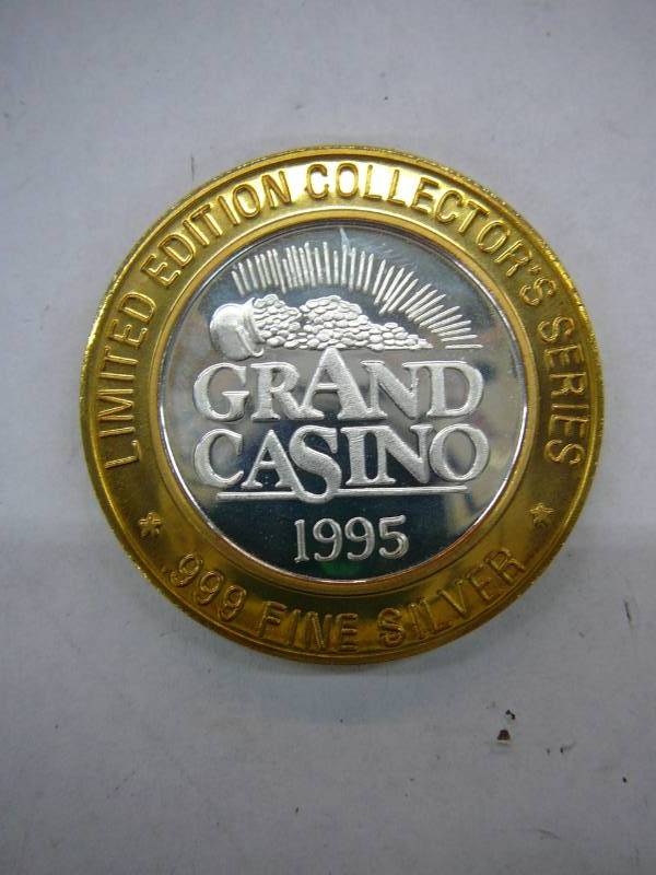 lot 120 image: 1995 Grand Casino Limited Edition .999 Fine Silver