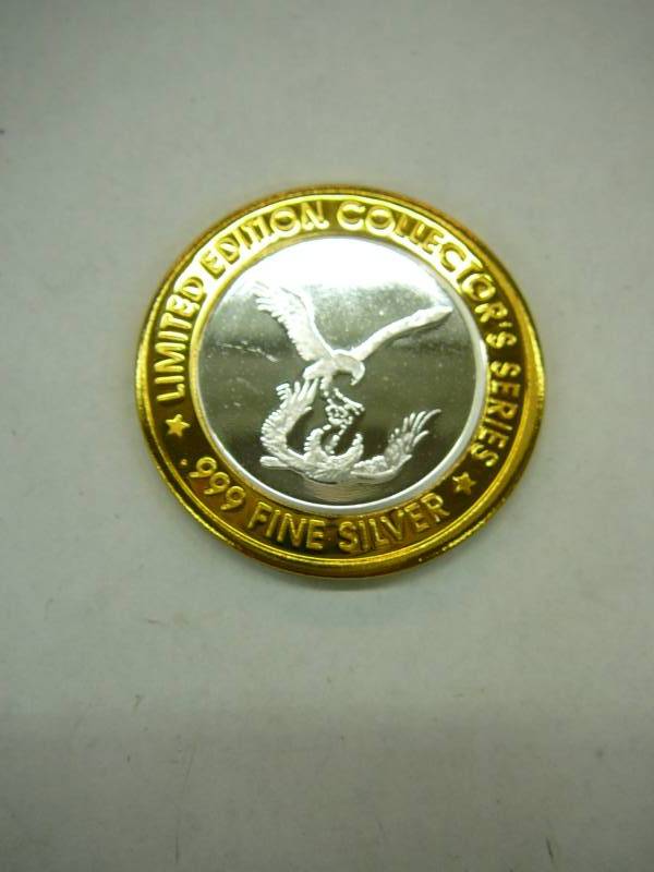 lot 123 image: St. Criox Chippewa Indians Limited Edition .999 Fine Silver