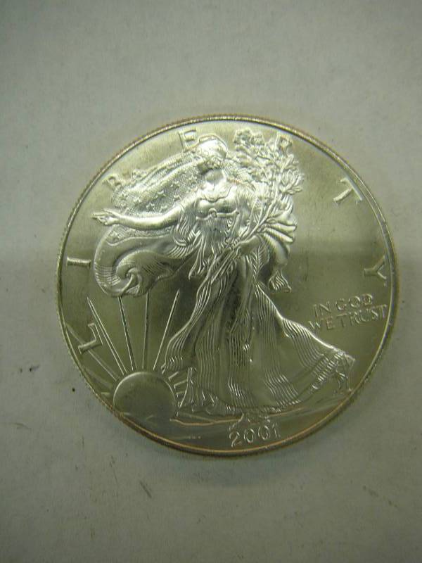 lot 125 image: 2001 Liberty Coin 1oz Fine Silver $1