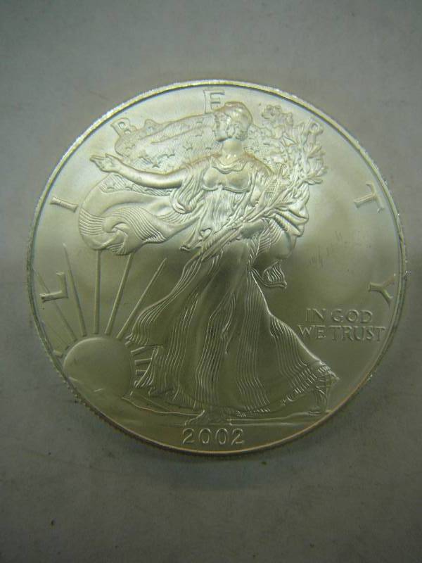 lot 126 image: 2002 Liberty Coin 1oz Fine Silver $1