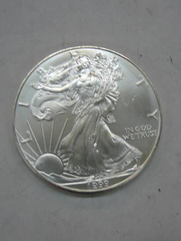 lot 141 image: 1999 Liberty Coin 1oz Fine Silver $1