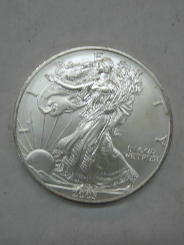 lot 144 image: 2003 Liberty Coin 1oz Fine Silver $1