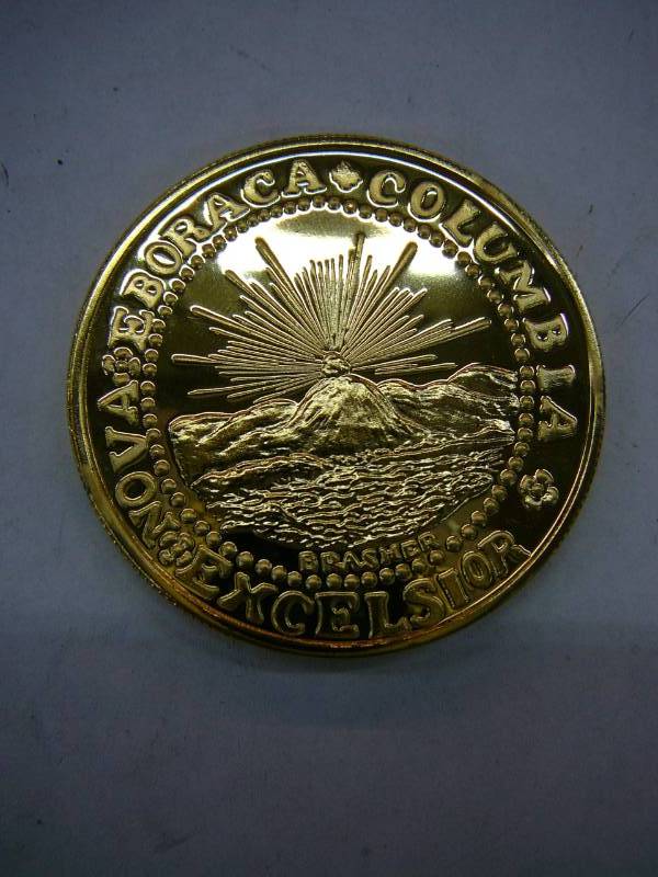lot 145 image: 1787 Eboraca Columbia Copy .999 Silver