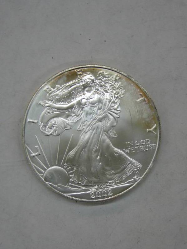lot 172 image: 2002 Liberty Coin 1oz Fine Silver $1