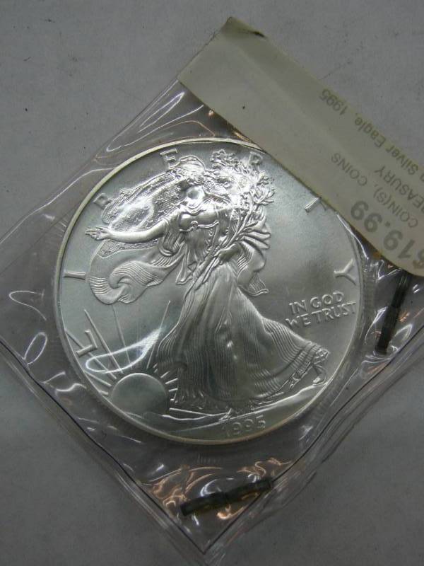 lot 174 image: 1995 Liberty Coin 1oz Fine Silver $1