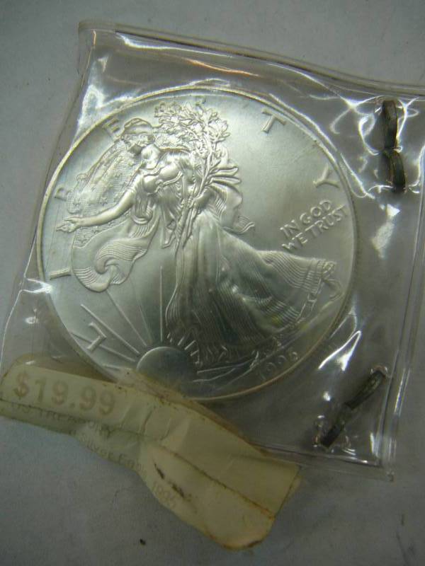 lot 176 image: 1995 Liberty Coin 1oz Fine Silver $1