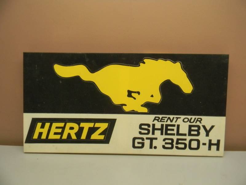 lot 23 image: HERTZSHELBY RENT A CAR CANVAS - NEW - SEE PICTURES