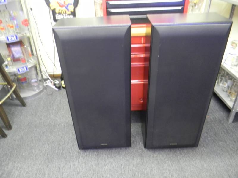 lot 36 image: 2 PIONEER SPEAKERS - USED - APPROX 42 BY 18 - WORKING - SEE PICTURES