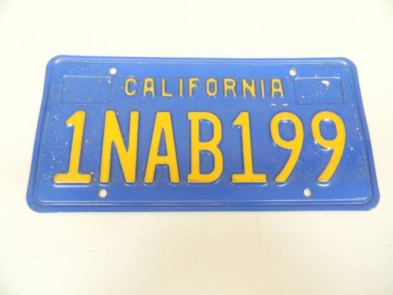lot 58 image: 1NAB199 CALIFORNIA BLUE PLATE - NICE - SEE PICTURES
