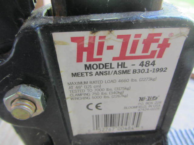 lot 53 image: Hi Lift Jack