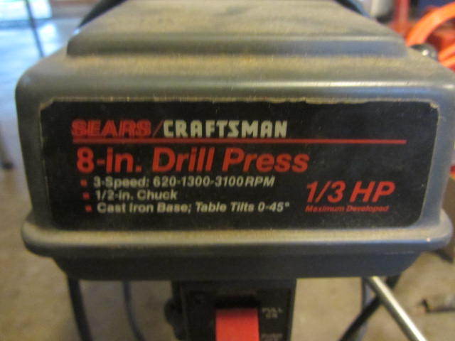 lot 16 image: Craftsman Drill Press