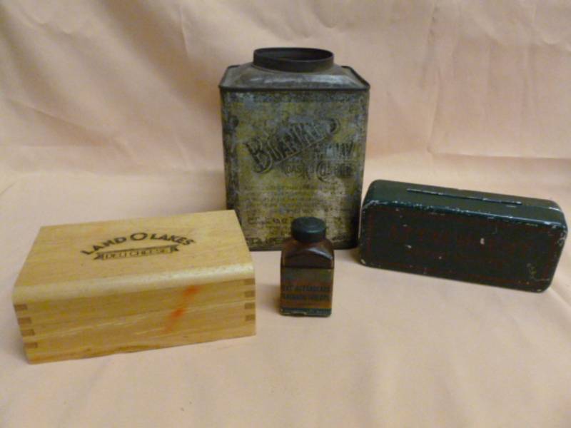Vintage Metal Containers