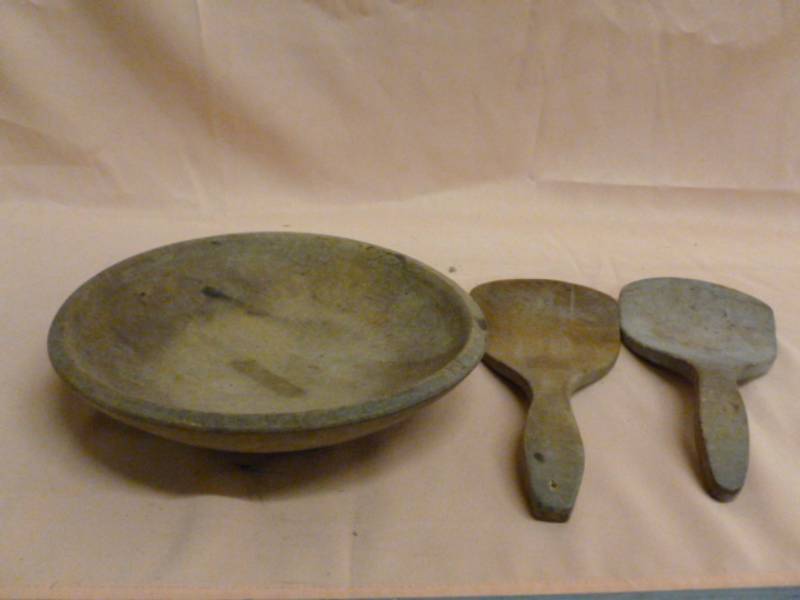 Antique Wooden Bowl