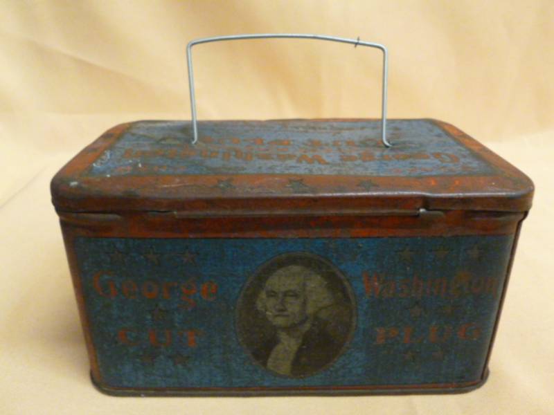 Antique Tobacco Can