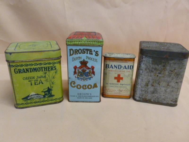Vintage Metal Containers
