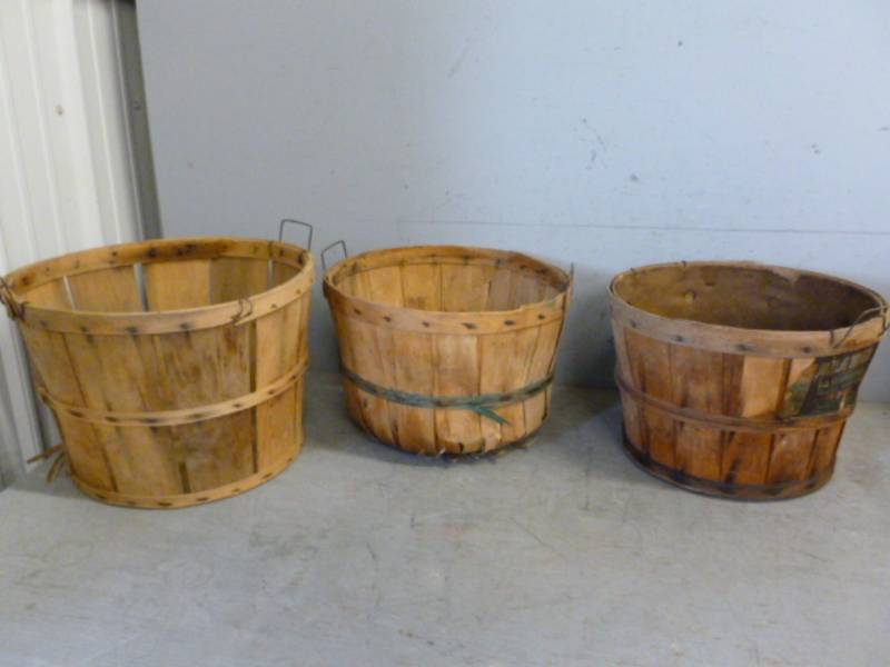 Vintage Bushel Baskets